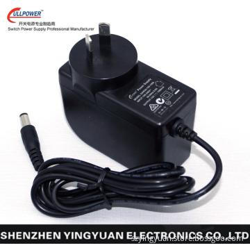 24V,12V,9.5V,10V,8V,7.5V,6V SAA,C-Tick,MEPS wall mounted power adapter